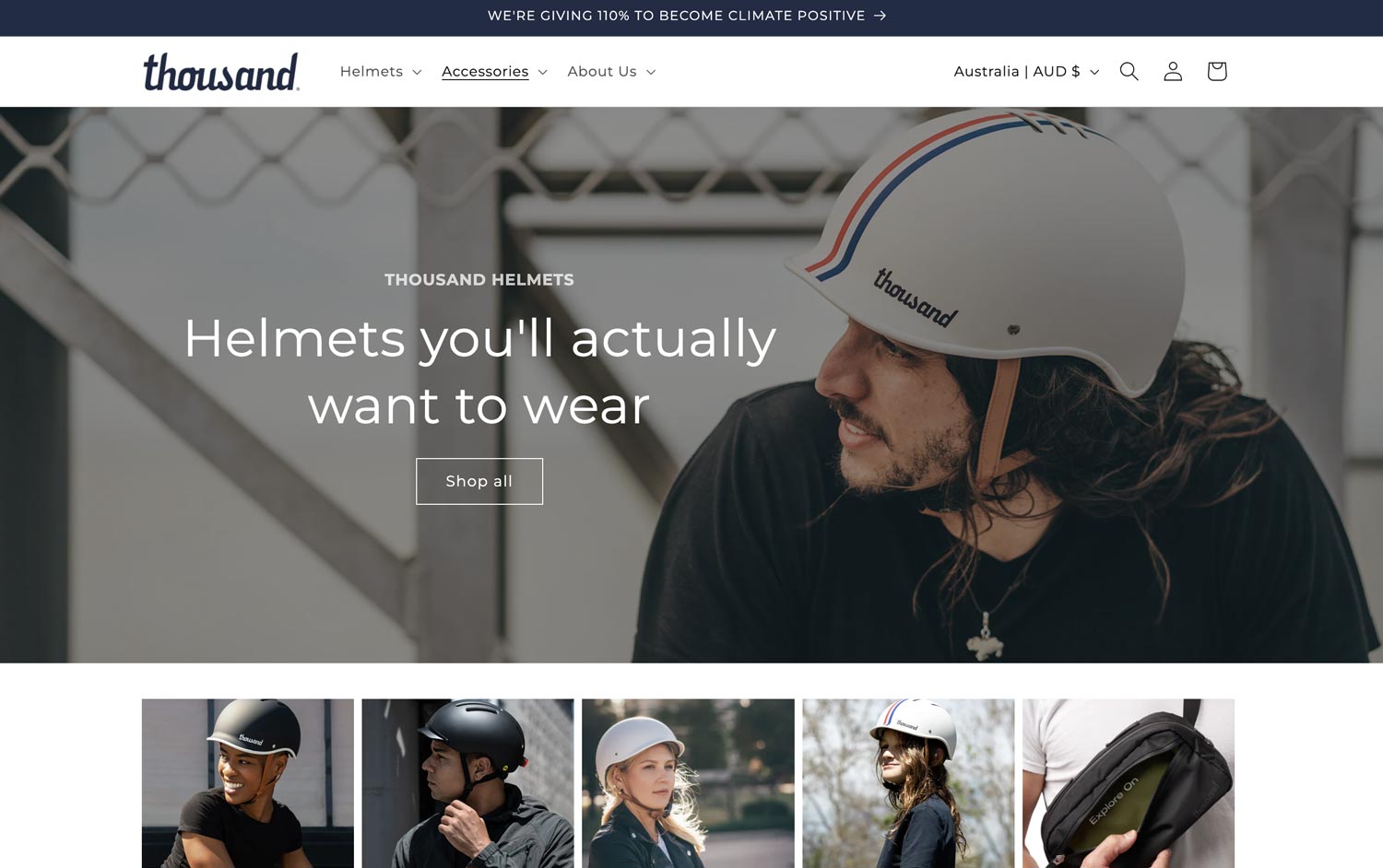 Explore Thousand website project