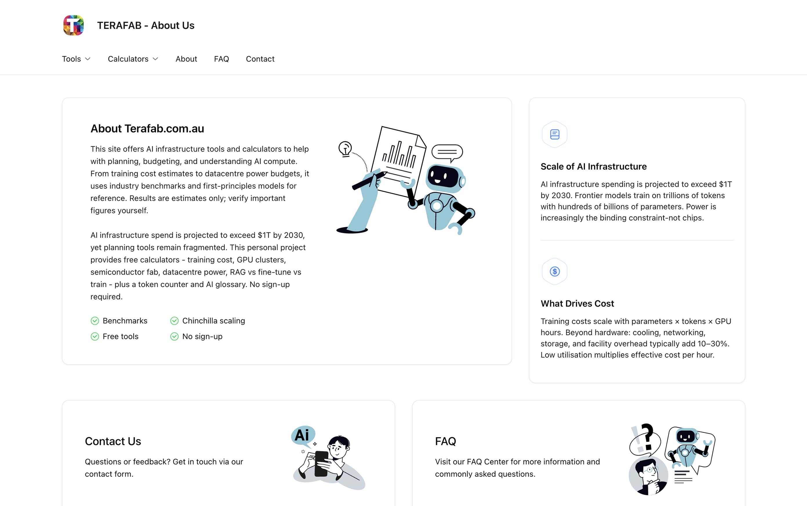 terafab.com.au website project